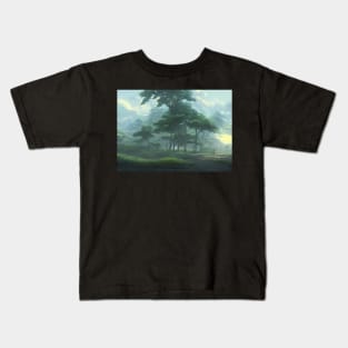 landscape pictures for wall grassy Kids T-Shirt